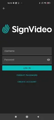SignVideo android App screenshot 1